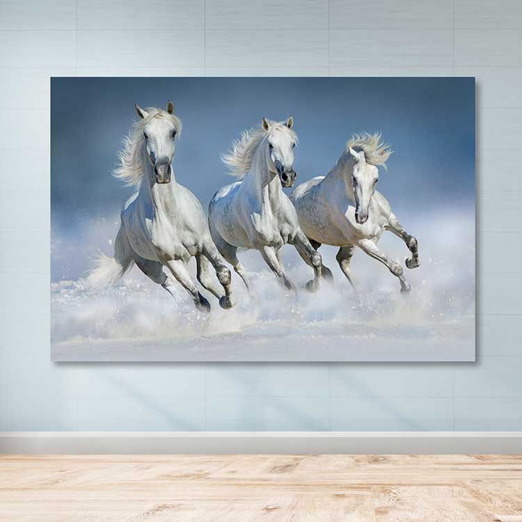 Tela Decorativa em Canvas Multicolor com Moldura de Madeira (3–4 cm) 100 x 140 cm