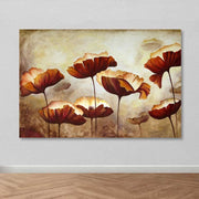 Quadro em Tela Decorativa Multicolor 100x140 cm com Moldura de Madeira