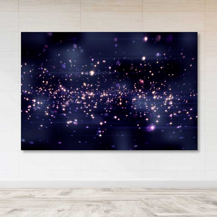 Quadro em Tela Decorativa Multicolor 100x140 cm com Moldura de Madeira 3–4 cm (100% Canvas)