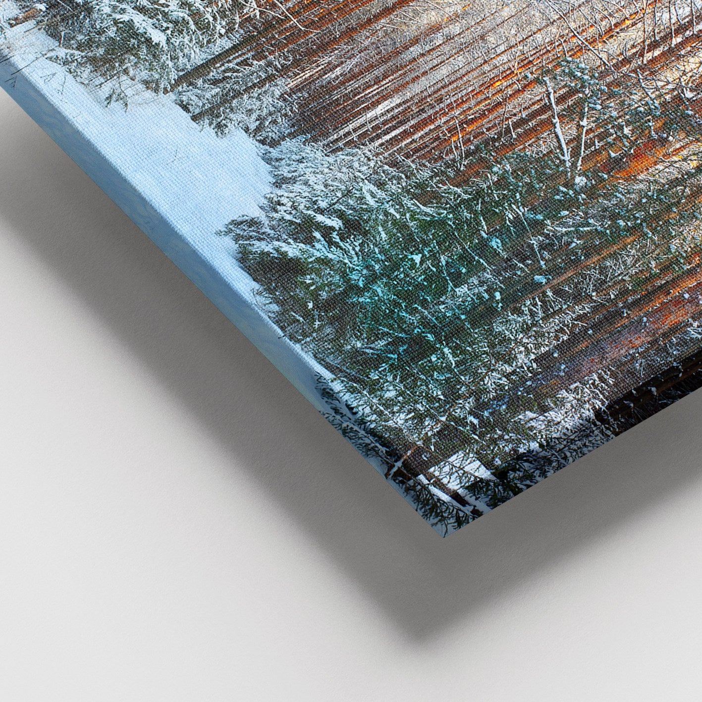 Tela Decorativa 100% Canvas Multicolor 100x140 cm com Moldura de Madeira (3–4 cm)