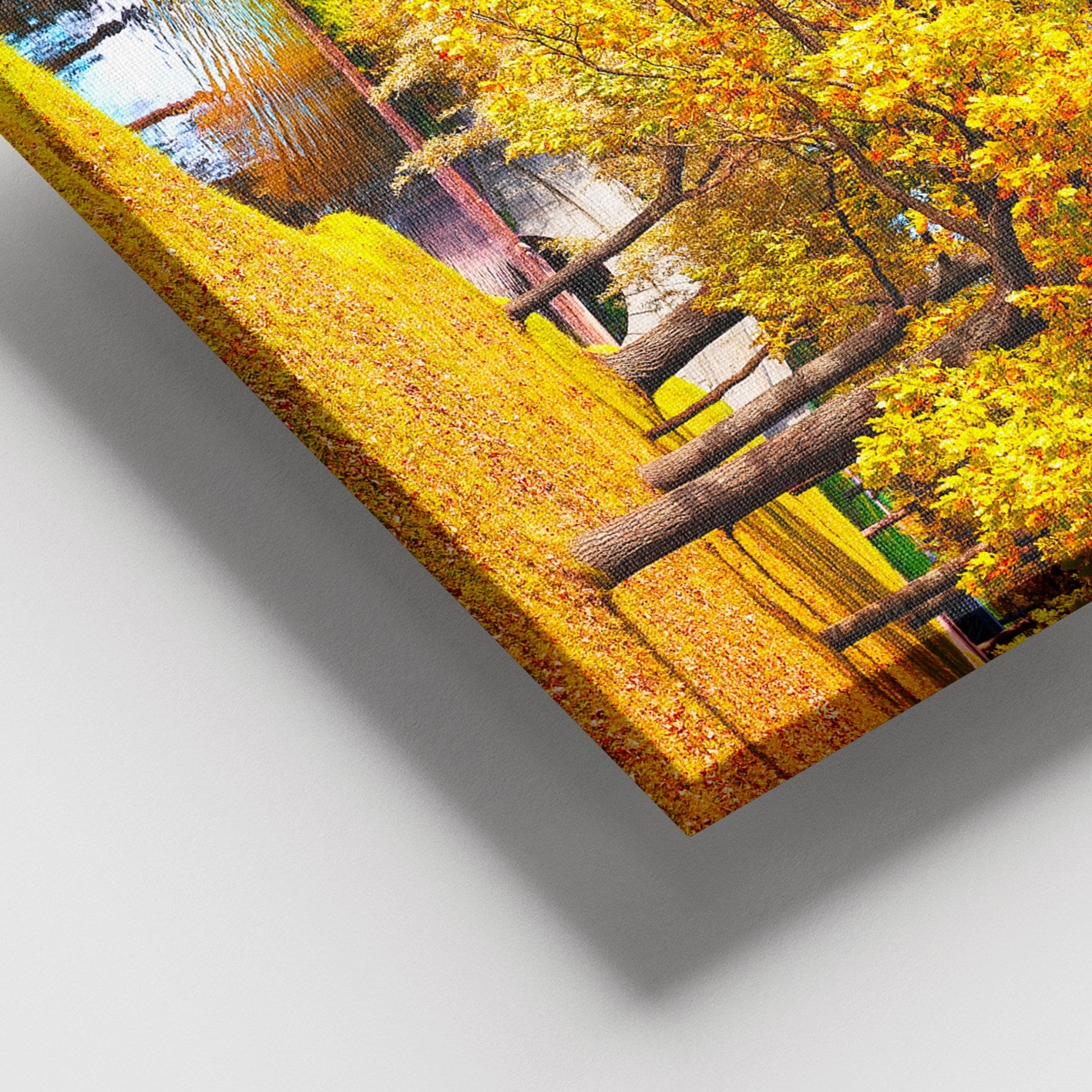 Quadro em Tela Decorativa Multicolor 100x140 cm - 100% Tela, Moldura 100% Madeira (3-4 cm)