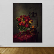 Quadro em Tela Decorativa Multicolor 100x140 cm com Moldura de Madeira (3–4 cm) – Canvas 100%