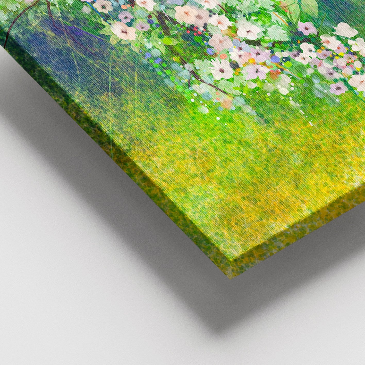 Quadro em Tela Decorativa (100% Canvas) com Moldura de Madeira 3–4 cm, 100 x 140 cm – Multicolor