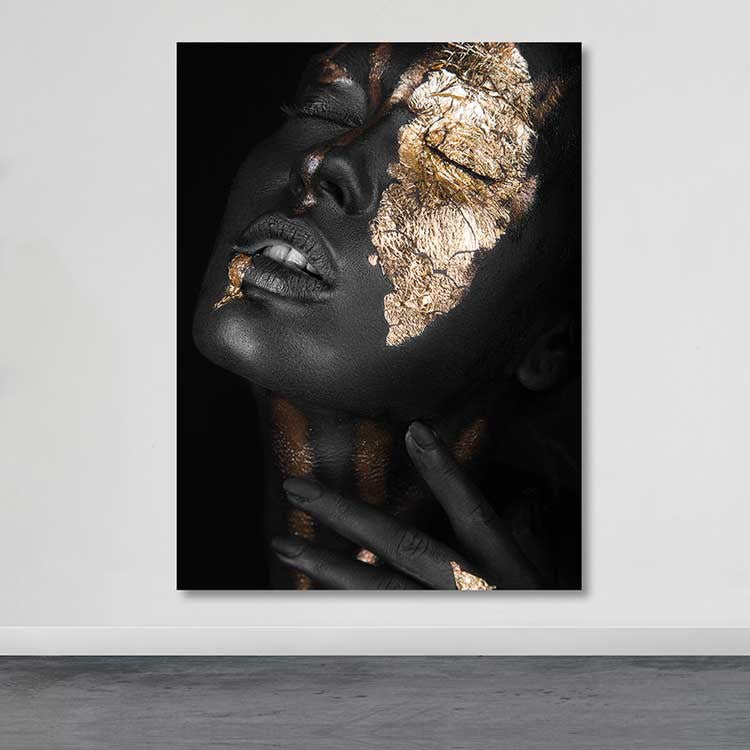 Quadro em Tela 100% Canvas Multicolor com Moldura 100% Madeira, 100x140 cm (Espessura 3–4 cm)