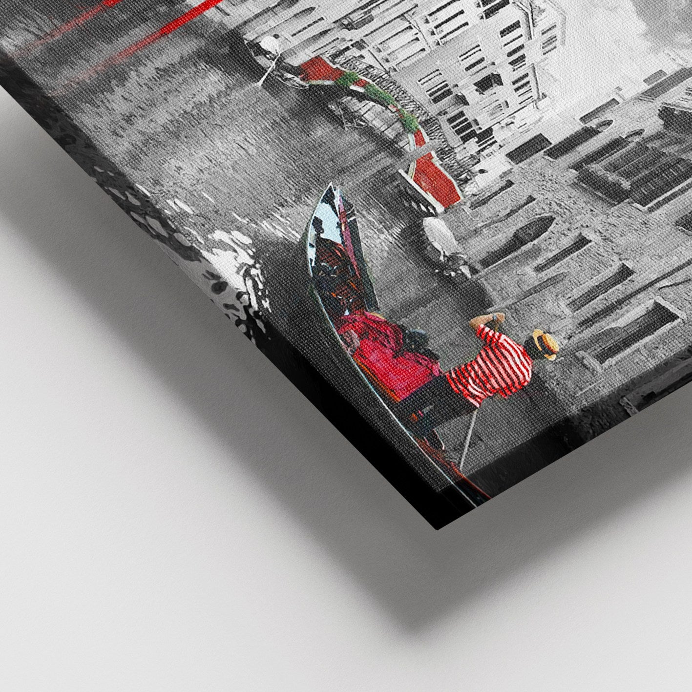 Quadro Decorativo em Tela 100% com Moldura de Madeira (3–4 cm) – Multicolor – 100 x 140 cm