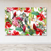 Quadro em Tela Decorativa Multicor 100x140 cm com Moldura de Madeira (100% Canvas)
