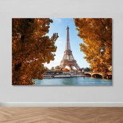 Quadro em Tela Decorativo Multicolor 100x140 cm com Moldura de Madeira (3–4 cm)