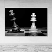 Quadro em Tela Decorativa Multicolorido 100 x 140 cm com Moldura de Madeira (3–4 cm) – 100% Canvas