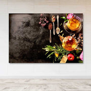 Quadro em Tela Decorativa Multicolor 100x140 cm, 100% Canvas, Moldura de Madeira 3–4 cm