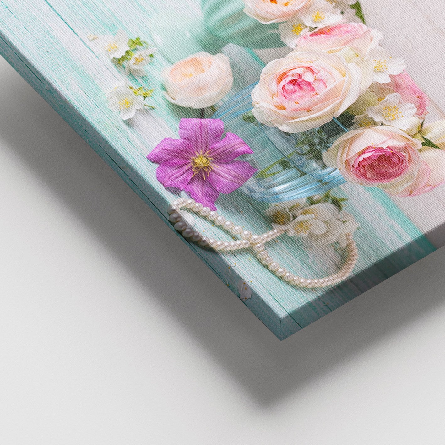 Quadro em Tela Decorativa Multicolor 100x140 cm — Tela 100% com Moldura de Madeira (3–4 cm)