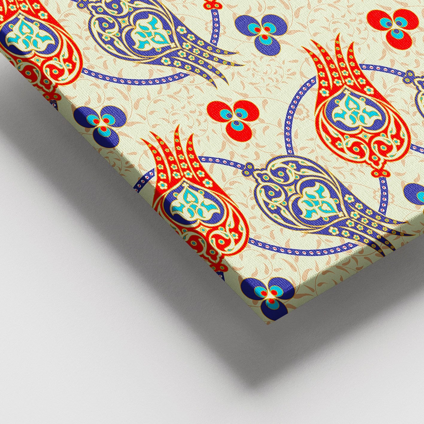 Tela Decorativa em Canvas Multicolor com Moldura de Madeira (3–4 cm), 100 x 140 cm