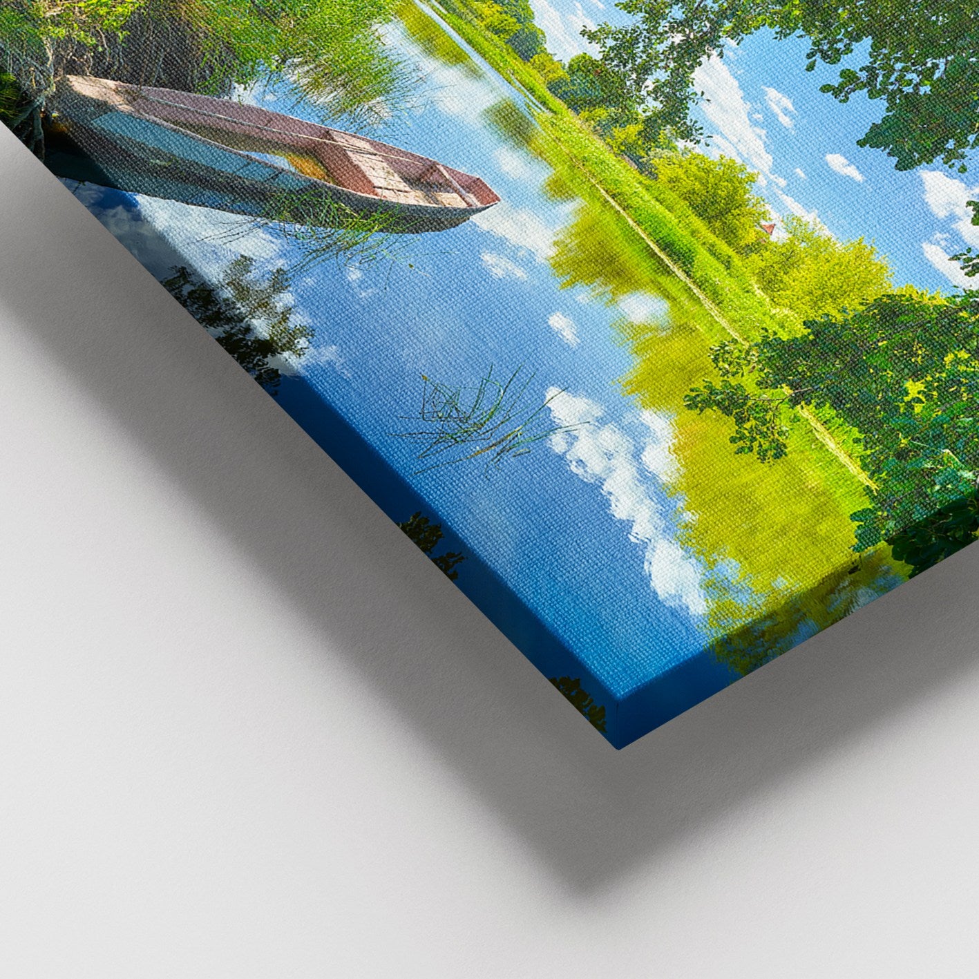 Tela Decorativa em Canvas 100% com Moldura de Madeira (3-4 cm) - Multicolorido - 100 x 140 cm