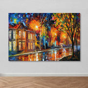 Quadro Decorativo em Tela Multicolor 100x140 cm com Moldura de Madeira (3–4 cm) — Ref. 205DNT2145