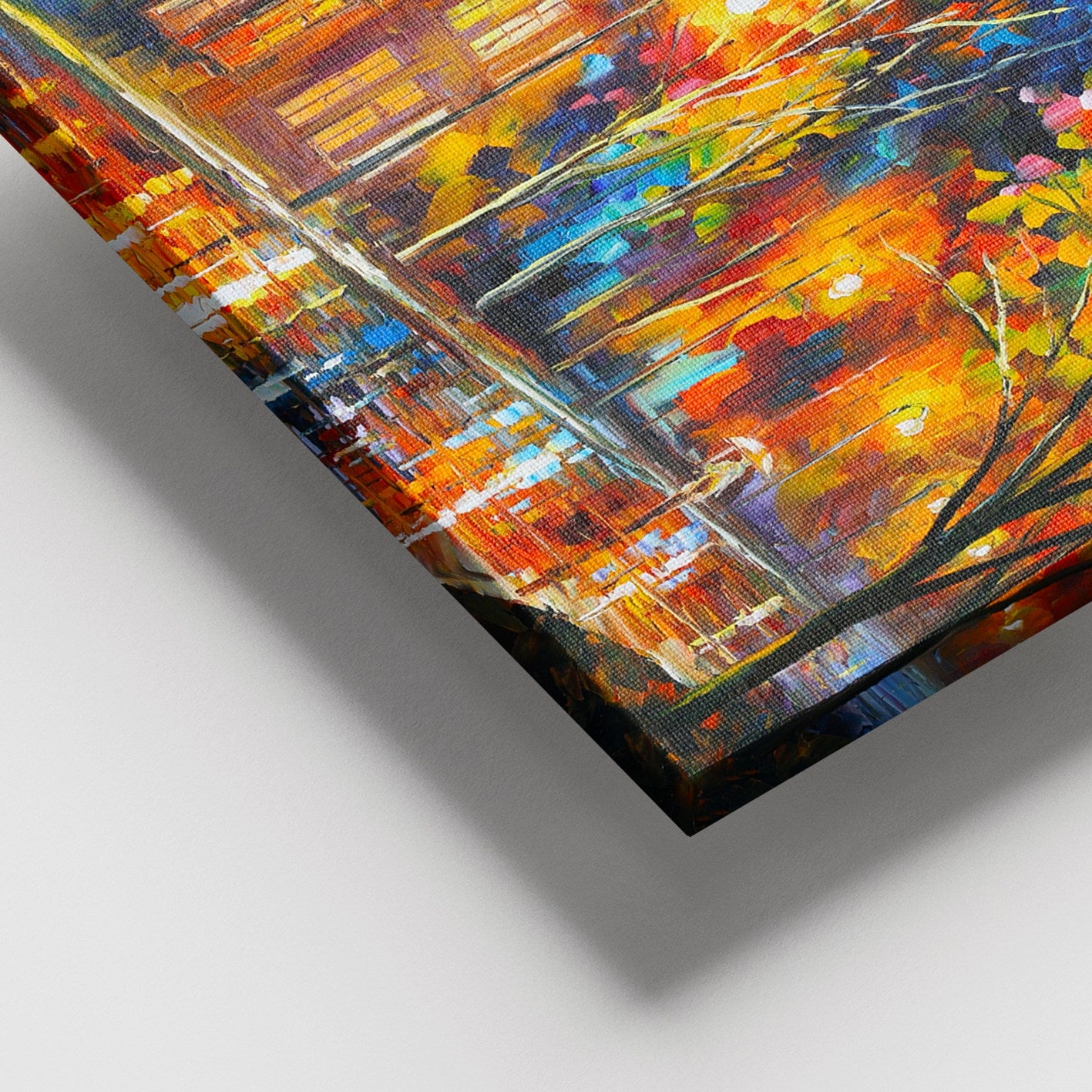 Quadro Decorativo em Tela Multicolor 100x140 cm com Moldura de Madeira (3–4 cm) — Ref. 205DNT2145