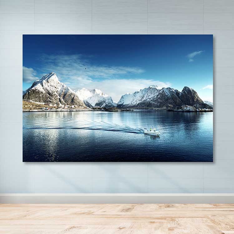 Tela Decorativa em Canvas Multicolor, Moldura de Madeira (3–4 cm), 100 x 140 cm