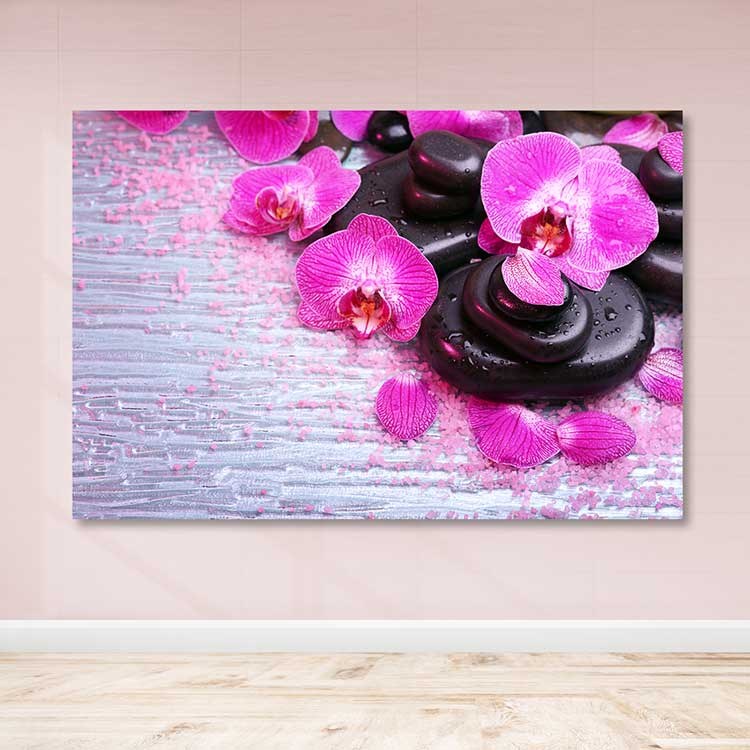 Quadro Decorativo em Tela 100% Canvas com Moldura de Madeira (3-4 cm), 100x140 cm – Multicolor