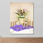 Tela Decorativa em 100% Canvas Multicolor, Moldura de Madeira (3–4 cm), 100x140 cm