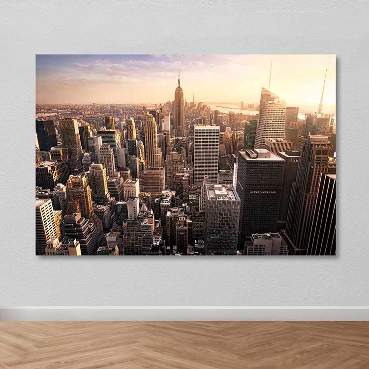 Tela Decorativa em Canvas 100% 100x140 cm com Moldura de Madeira (3–4 cm) – Multicolor