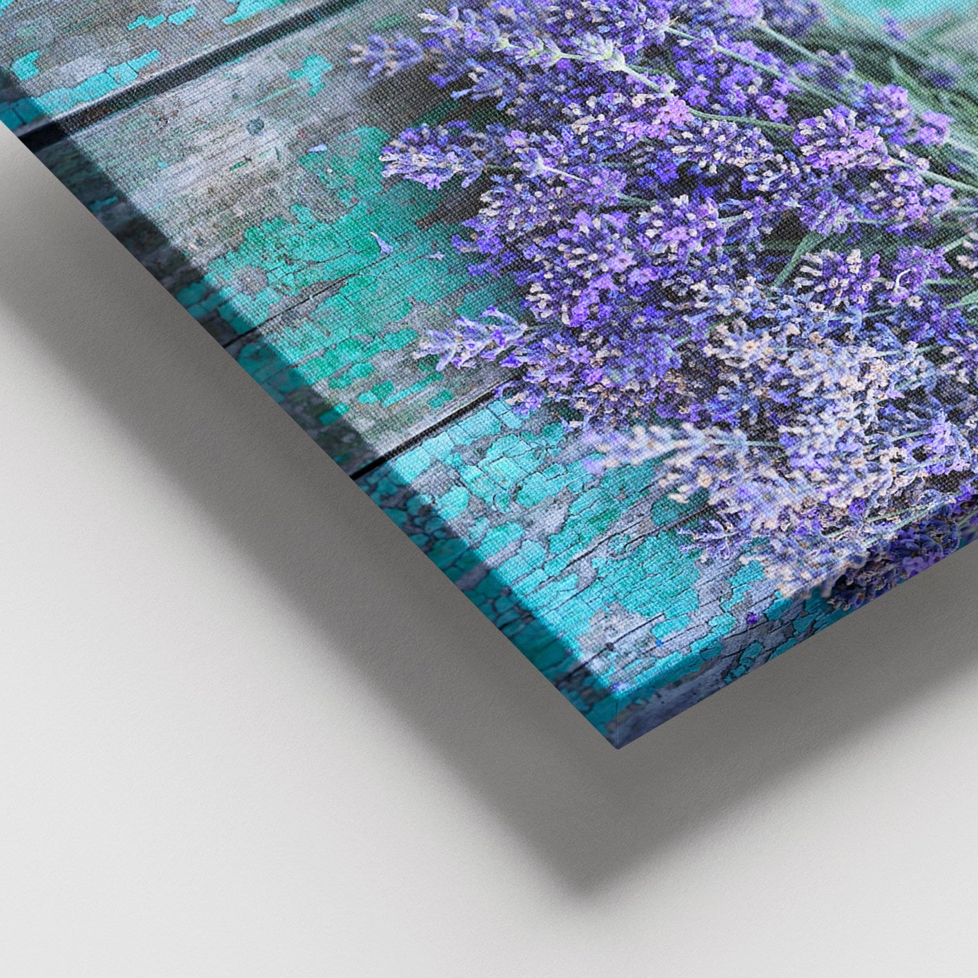 Quadro Decorativo em Tela 100% Canvas Multicolor 100x140 cm com Moldura de Madeira (3–4 cm)