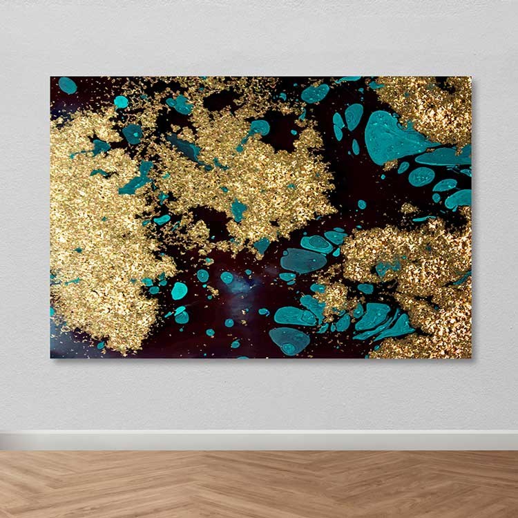 Quadro em Tela Decorativa Multicolor 100x140 cm, 100% Canvas, Moldura de Madeira 3–4 cm (DEV03179100140 | 205DNT2161)