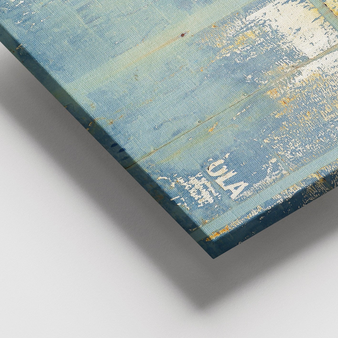 Quadro Decorativo em Tela Multicolor 100x140 cm – 100% Tela, Moldura de Madeira (3–4 cm)