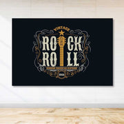 Quadro em Tela Decorativa Multicolor 100x140 cm com Moldura de Madeira (3-4 cm)