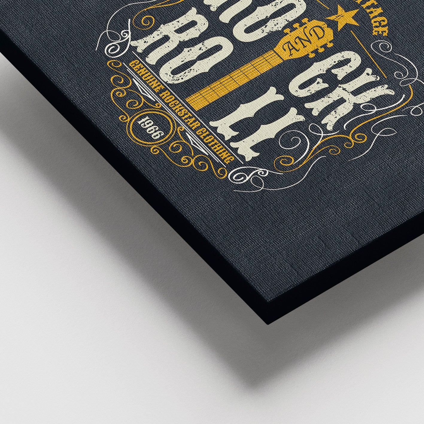 Quadro em Tela Decorativa Multicolor 100x140 cm com Moldura de Madeira (3-4 cm)