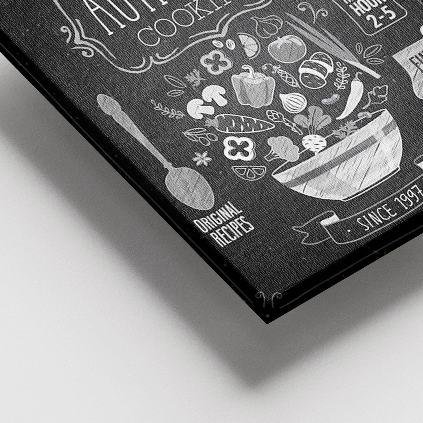 Quadro Decorativo em Tela 100% Canvas, Multicolor, 100 x 140 cm, Moldura de Madeira 3–4 cm