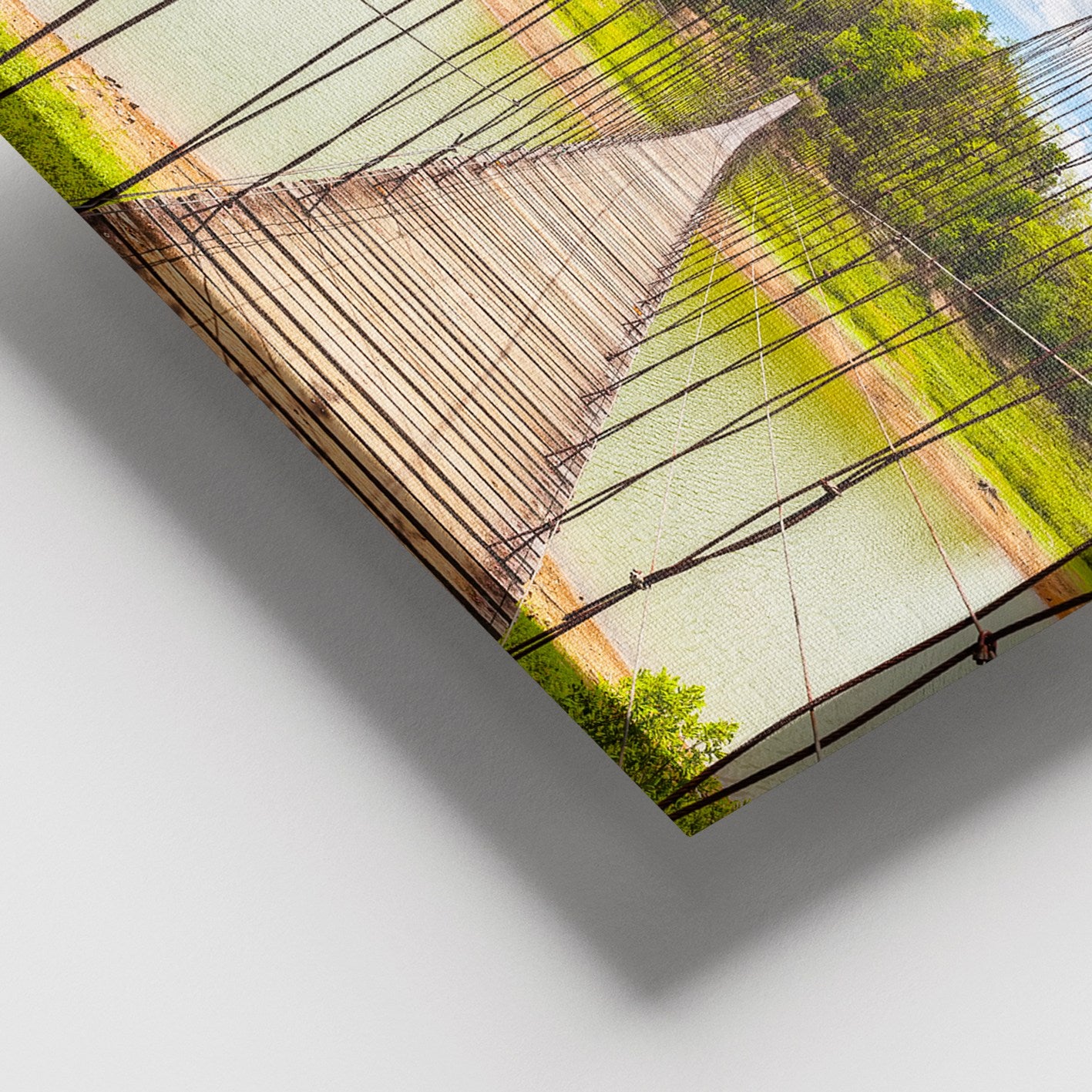 Quadro em Tela Decorativo Multicolorido 100% Canvas com Moldura de Madeira (3–4 cm), 100 x 140 cm