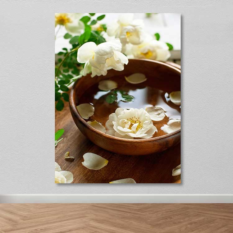 Tela Decorativa em Canvas 100% Multicolor 100x140 cm com Moldura de Madeira (3–4 cm)