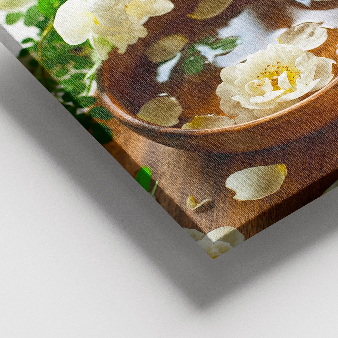 Tela Decorativa em Canvas 100% Multicolor 100x140 cm com Moldura de Madeira (3–4 cm)