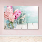 Quadro em Tela Decorativa Multicolor com Moldura de Madeira (3–4 cm), 100 x 140 cm