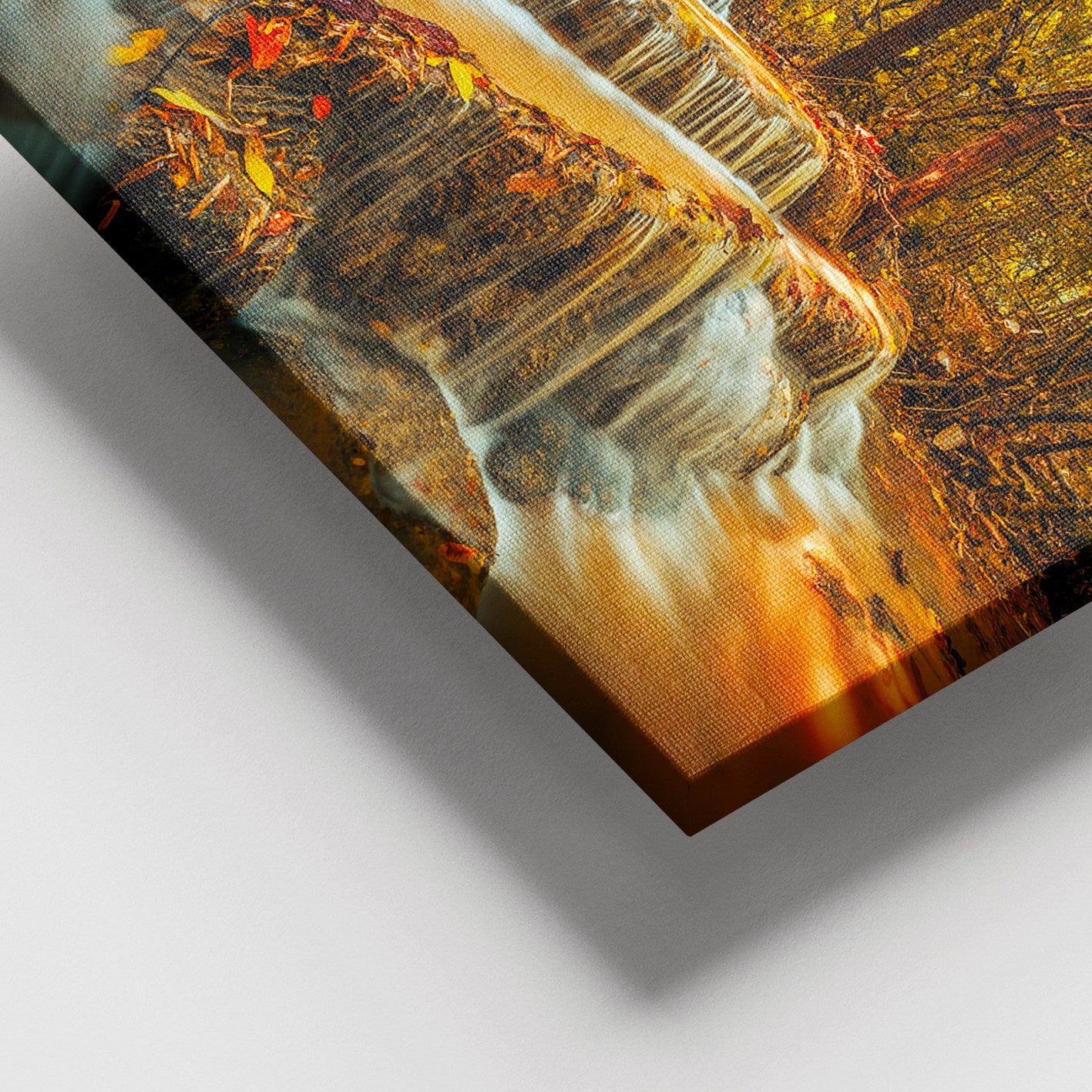 Quadro em Tela Decorativo Multicolor 100x140 cm com Moldura de Madeira (Espessura 3–4 cm)