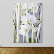 Quadro em Tela Decorativa Multicolor 100x140 cm com Moldura de Madeira (3–4 cm)