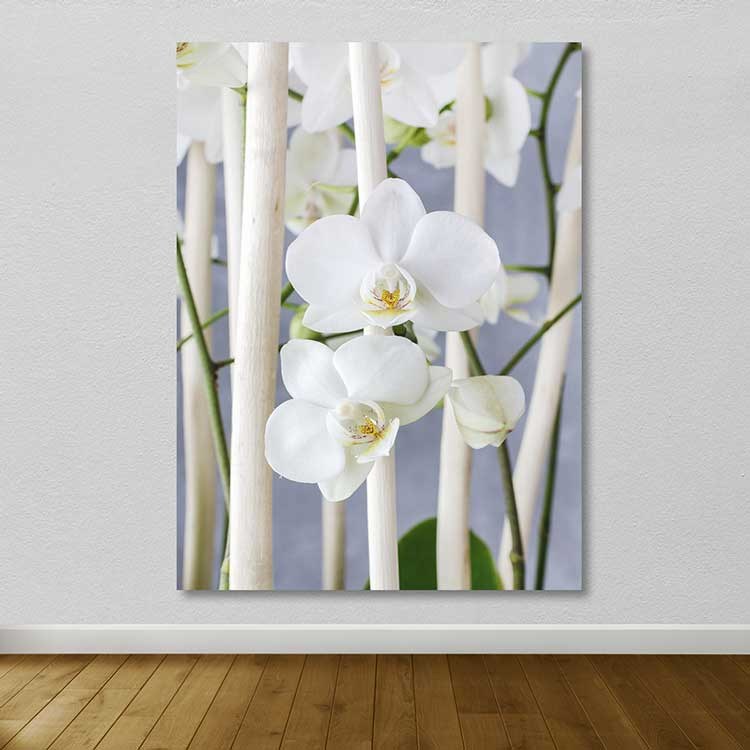 Quadro em Tela Decorativa Multicolor 100x140 cm com Moldura de Madeira (3–4 cm)