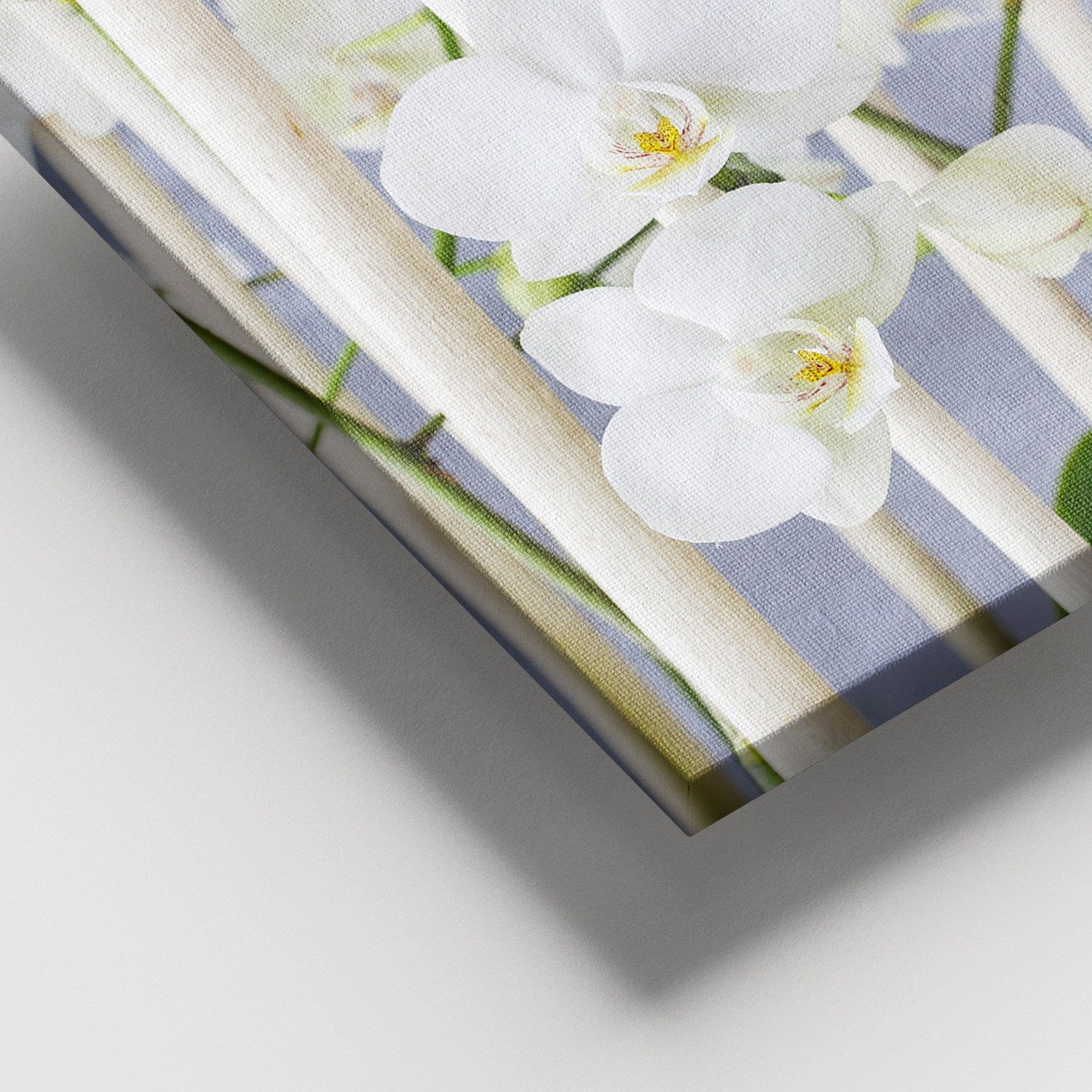 Quadro em Tela Decorativa Multicolor 100x140 cm com Moldura de Madeira (3–4 cm)