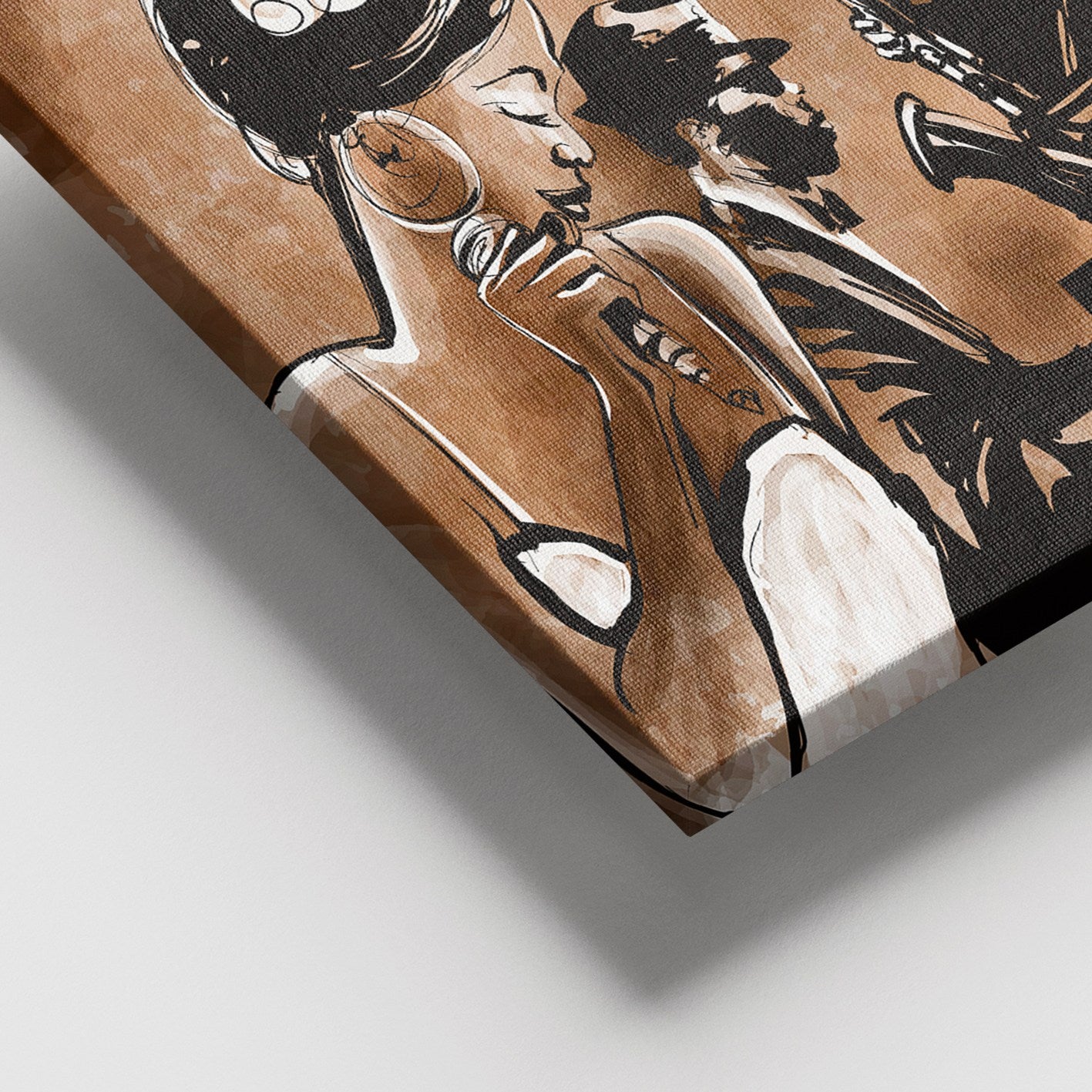 Quadro em Tela Decorativo Multicolor 100x140 cm com Moldura de Madeira (3–4 cm) – 100% Tela – DEV03201100140