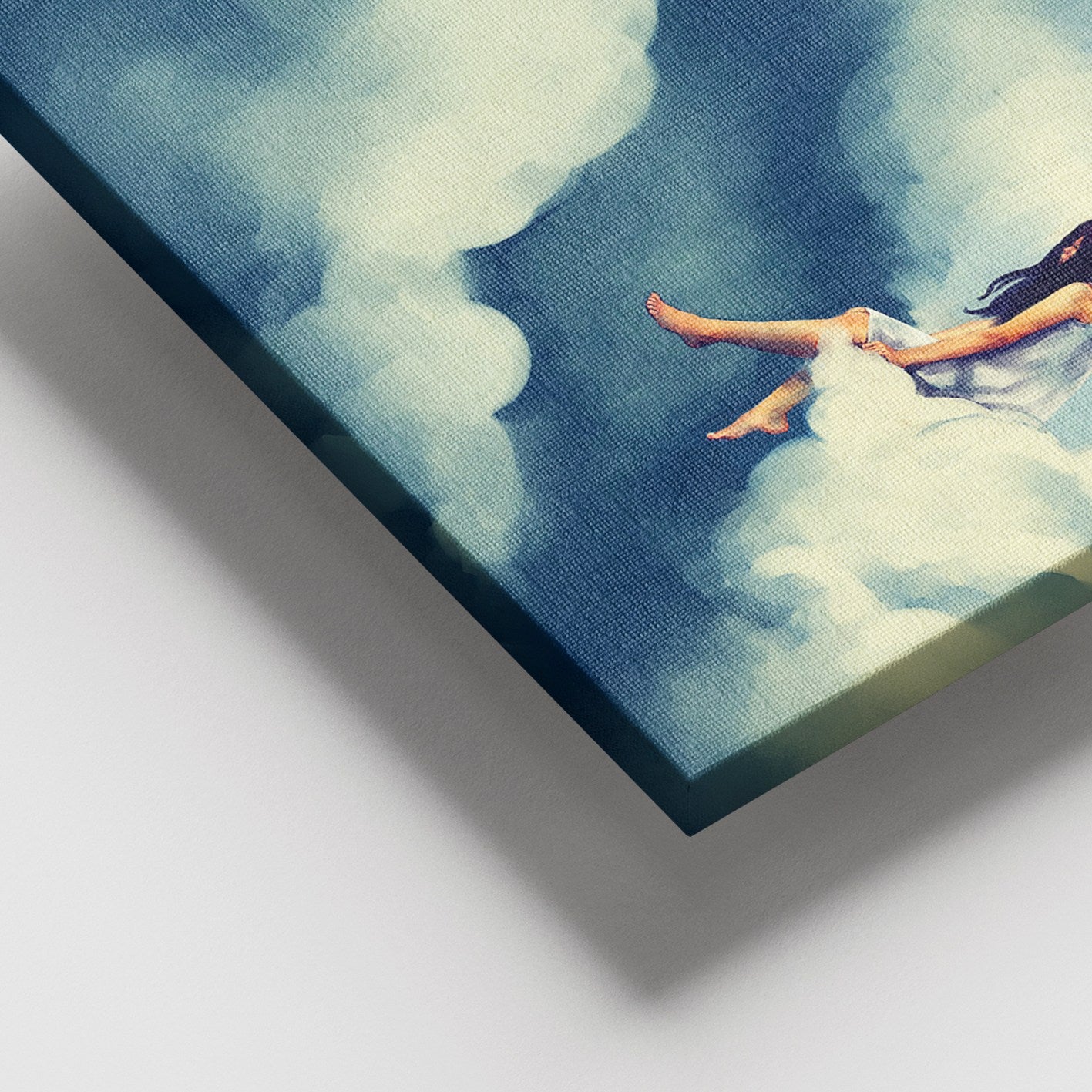 Quadro em Tela Canvas Multicolor 100x140 cm com Moldura 100% Madeira (3–4 cm) – DEV03202100140