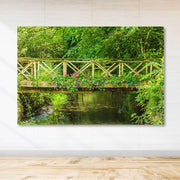 Tela Decorativa em Canvas 100% Multicolorido 100x140 cm com Moldura de Madeira (3–4 cm)