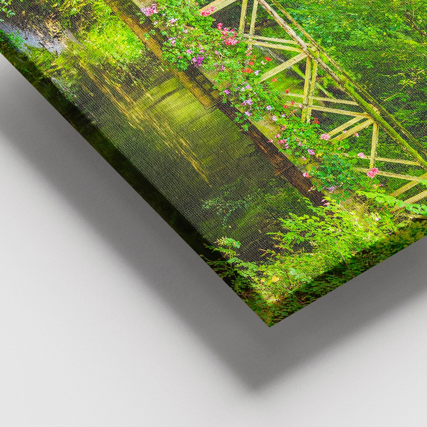 Tela Decorativa em Canvas 100% Multicolorido 100x140 cm com Moldura de Madeira (3–4 cm)