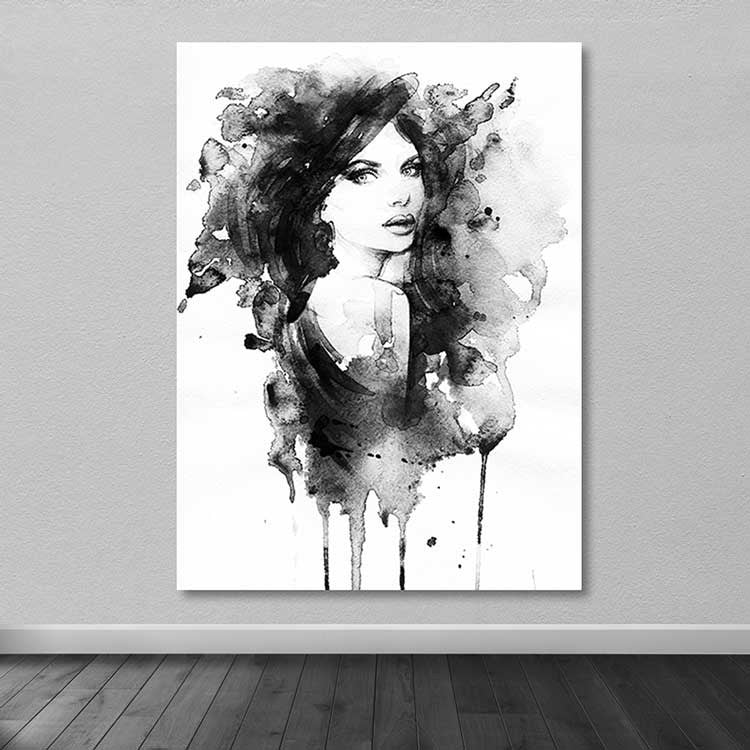 Quadro em Tela Decorativo Multicolor 100x140 cm | 100% Canvas | Moldura de Madeira 3–4 cm