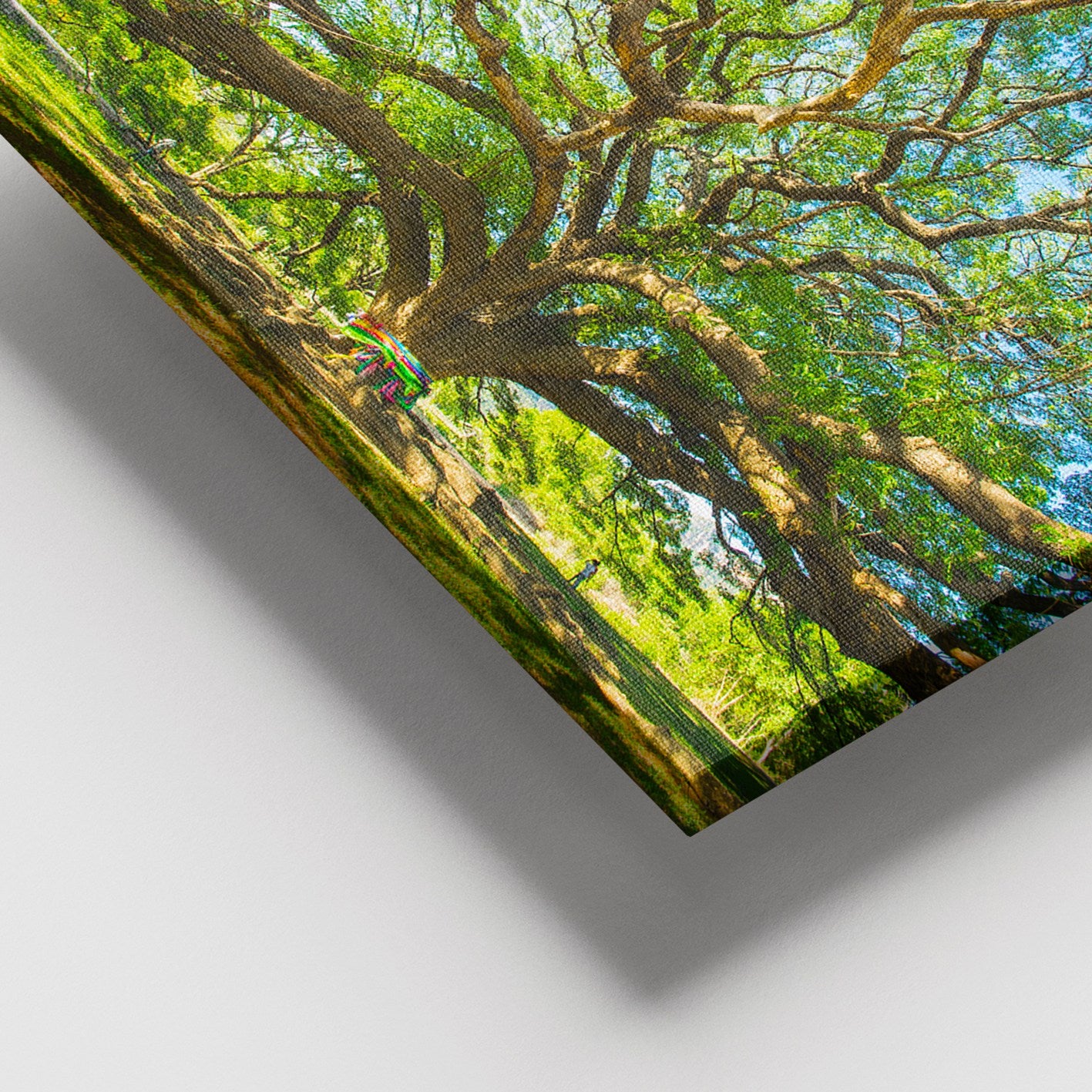 Quadro em Tela Decorativa Multicolor 100x140 cm, Moldura de Madeira (3-4 cm), 100% Canvas