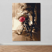 Quadro em Tela (Canvas 100%) Multicolorido 100x140 cm com Moldura de Madeira 3–4 cm