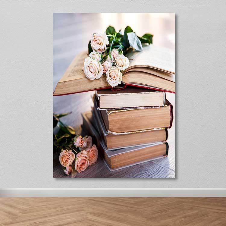 Quadro em Tela 100% Canvas com Moldura de Madeira (3–4 cm) – Multicolor – 100 x 140 cm