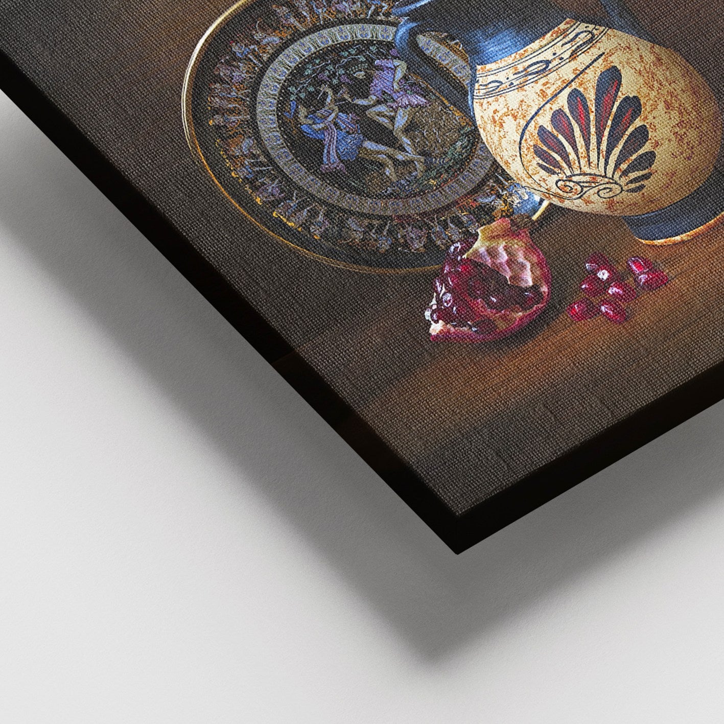 Quadro em Tela Decorativo Multicolor, 100% Canvas, Moldura de Madeira 3–4 cm, 100 x 140 cm