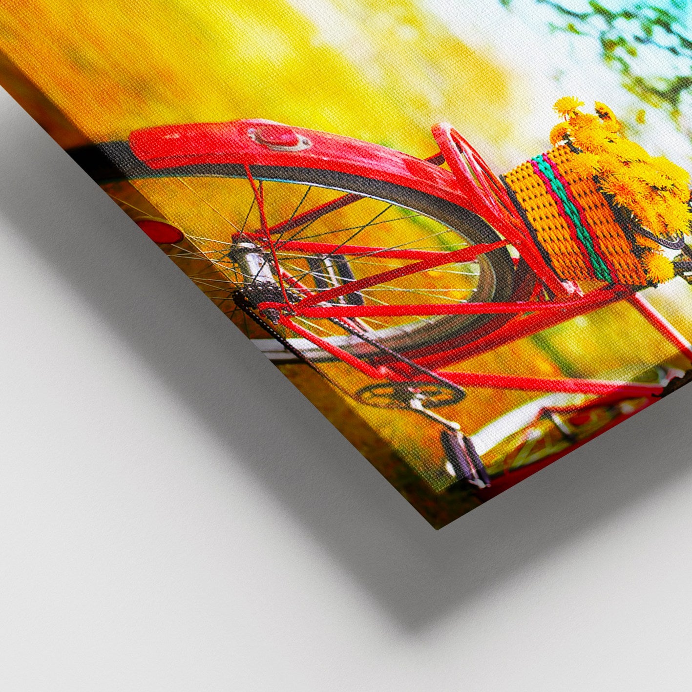 Quadro em Tela Decorativo Multicolor 100x140 cm – 100% Canvas com Moldura de Madeira (3-4 cm)