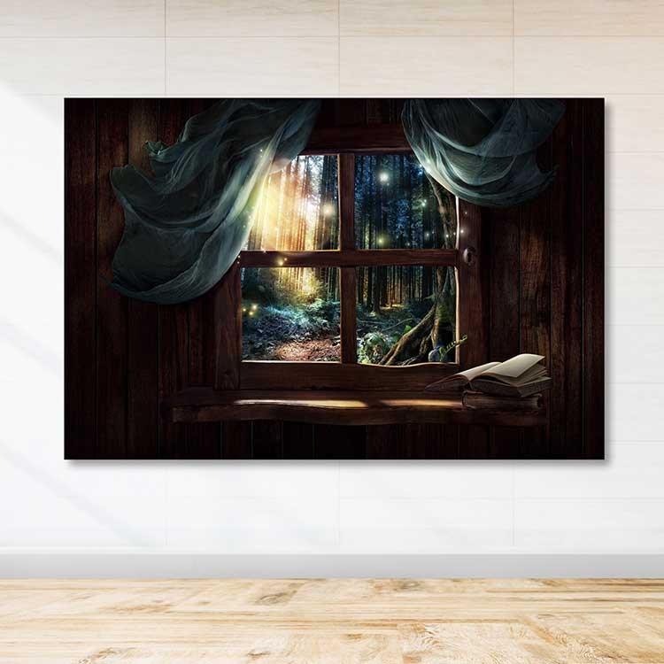 Tela Decorativa em Canvas 100% Multicolor com Moldura de Madeira (3–4 cm), 100 x 140 cm