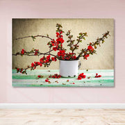 Quadro em Tela Decorativa Multicolor 100 x 140 cm – 100% Canvas, Moldura de Madeira (3–4 cm)