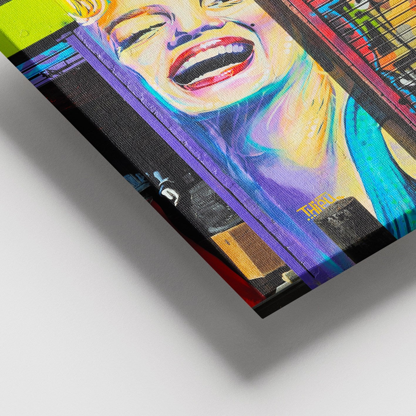 Quadro em Tela Decorativo Multicolor 100x140 cm, 100% Tela com Moldura de Madeira (3–4 cm)