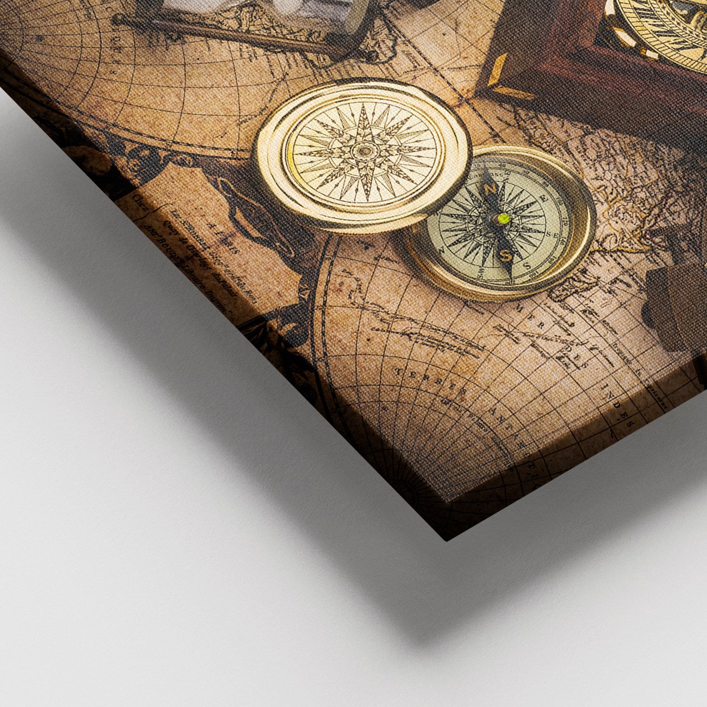 Tela Decorativa em Canvas Multicolor com Moldura de Madeira (3–4 cm) – 100 x 140 cm